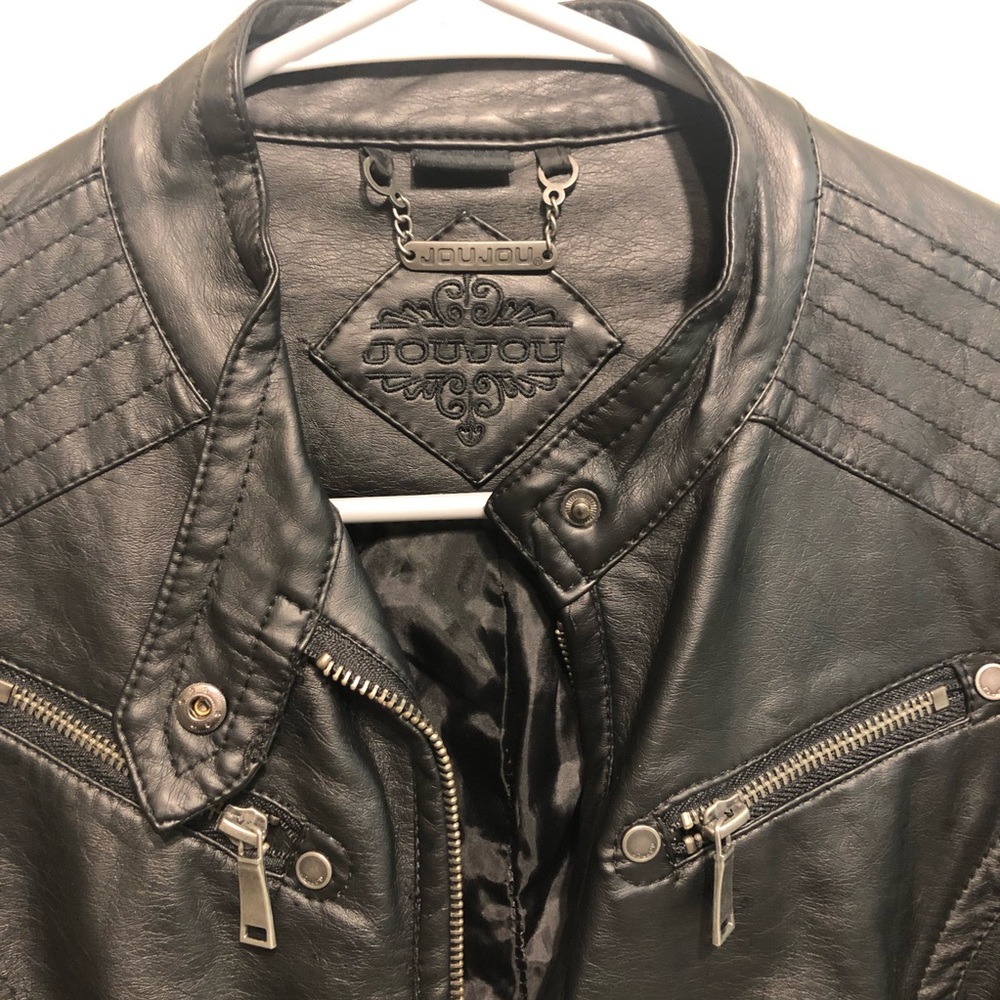 Black pleather jacket